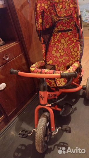 Велосипед с родительской ручкой