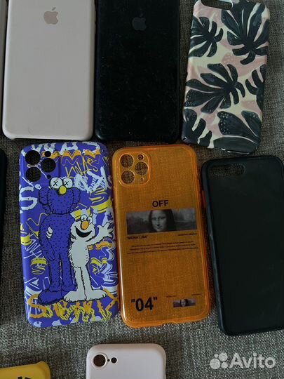 Чехол на iPhone 7 8 plus, 11 pro max, 7, стекла