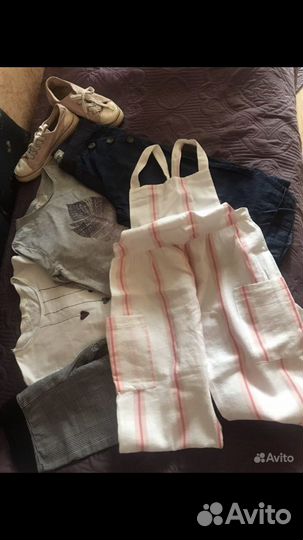 Zara, Mayoral лонгслив, комбинезон, шорты