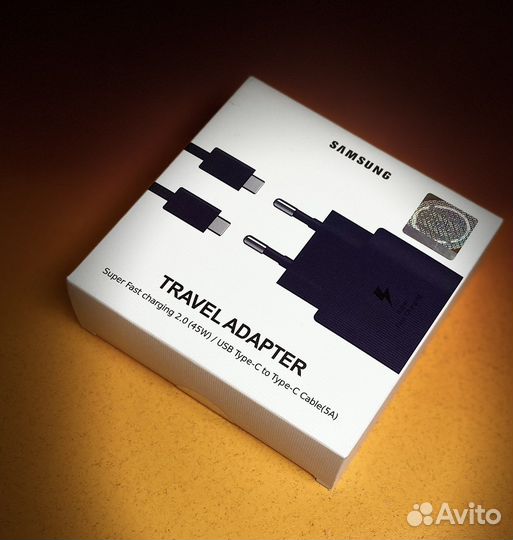 Быстрая зарядка samsung 45 w