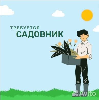 Садовник на базу отдыха