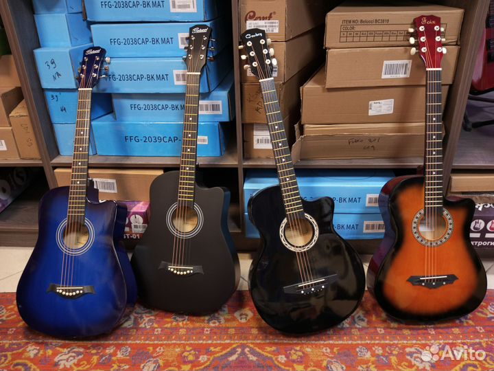 Гитара акустическая новая для взрослых и детей