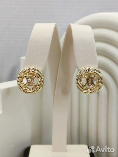 Серьги гвоздики LUX качество