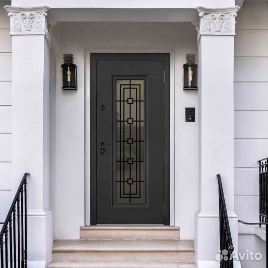 Дверь железная уличная с установкой