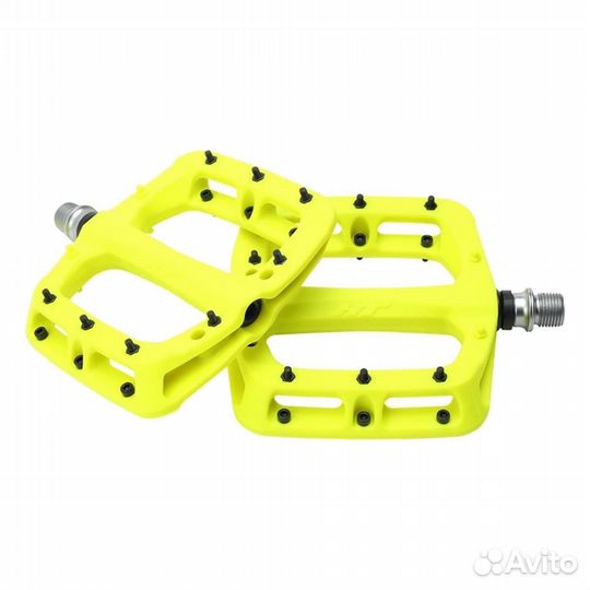 Педали HT Components PA03A, желтые (neon yellow)