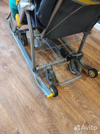 Санки-коляска Ника с колесами