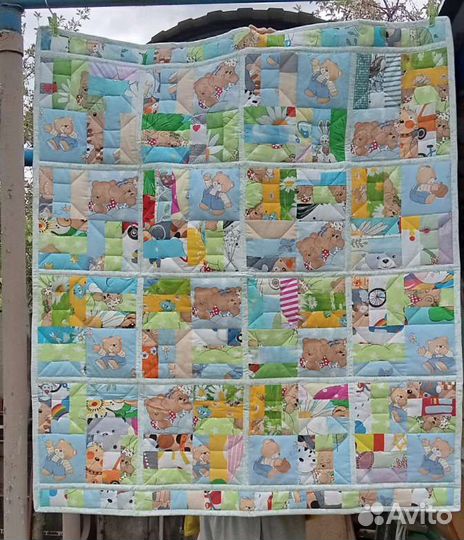 Детские одеяла в стиле пэчворк