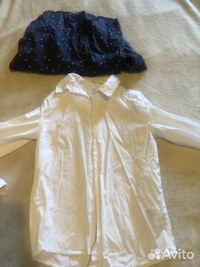 Рубашка белая для мальчика