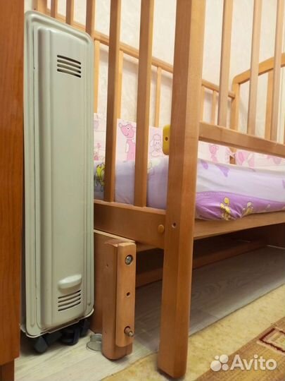 Кровать детская с механизмом качания