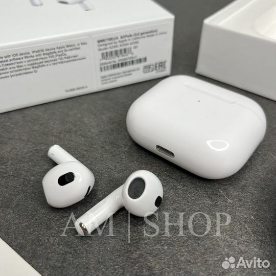 Airpods 3.Гарантия 1 год + чехол