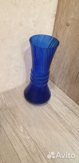 Ваза цветное стекло СССР