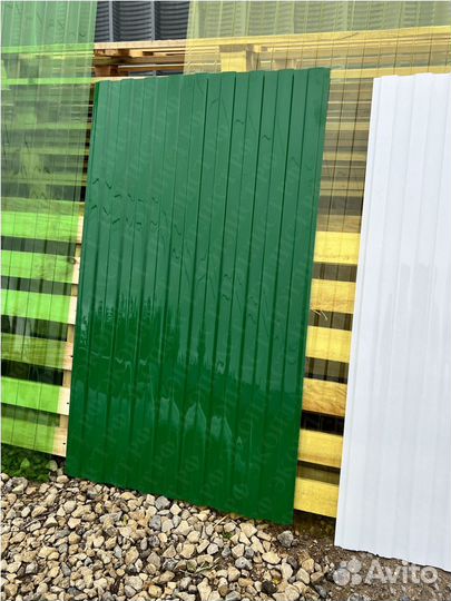 Профнастил пэт новый от завода пластиковый e-7090