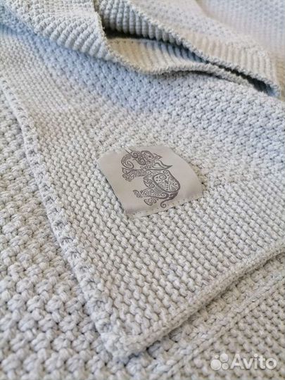 Плед детский вязаный