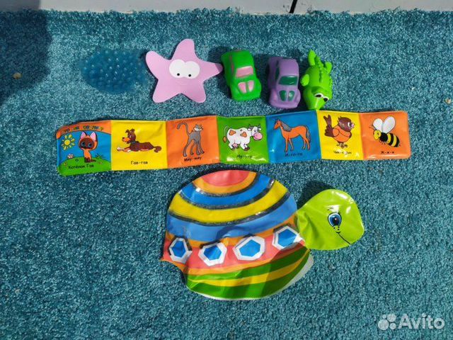 Игрушки для купания резиновые