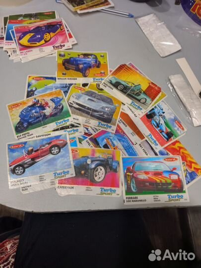 Вкладыши от жвачки turbo турбо 350 шт