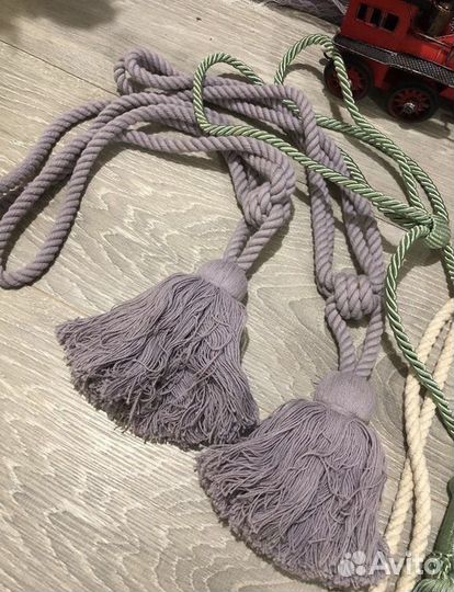 Подхваты для штор.Комплект и Интерьерный венок в м