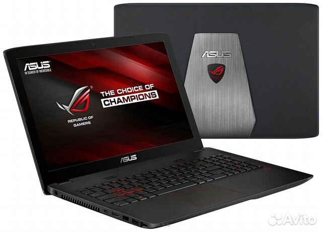 Ноутбук asus ROG GL552VW-DM321T серый