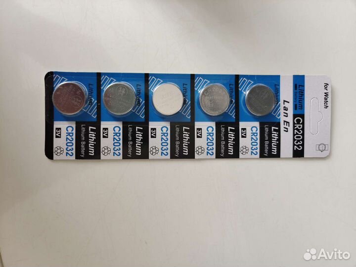 Батарейки cr2032 (цена за 5 штук)