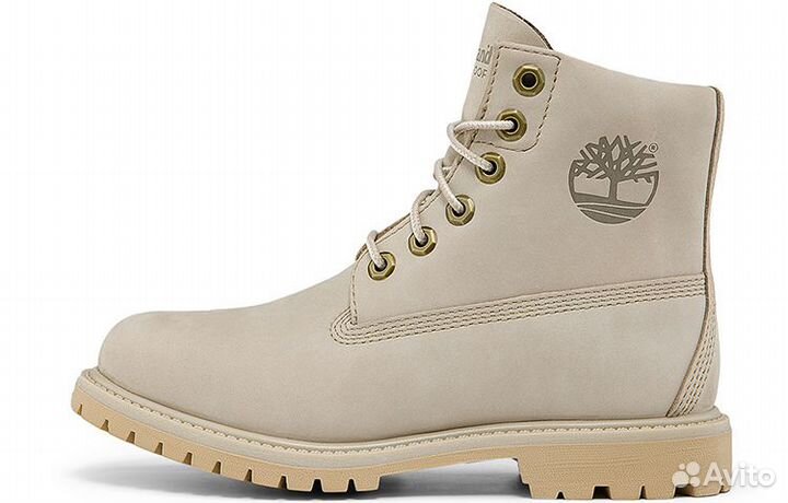 Timberland Paninara Collarless 6 Inch Wide Fit Waterproof Boots 'Light Grey Nubuck' Women's (39,5)