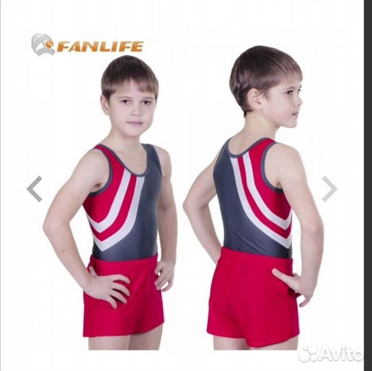 Купальник гимнастический мужской