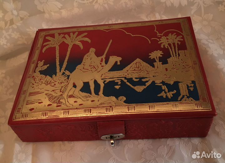 Шкатулка. Натуральная кожа