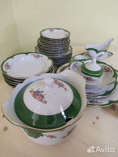 Сервиз столовый. 34 предмета. СССР. Дулево