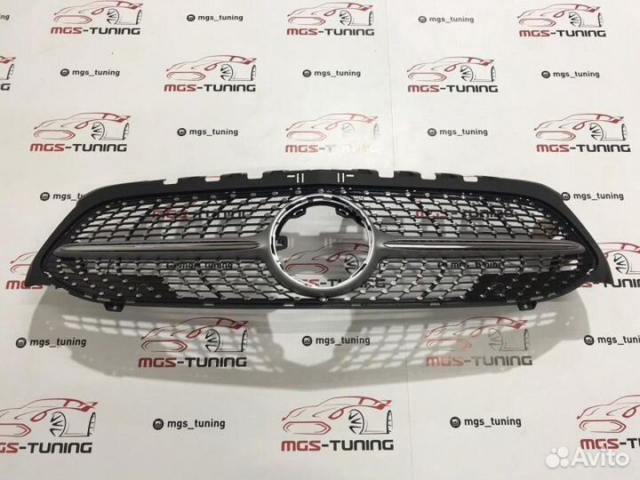 Решетка Mercedes A W177 Diamond Silver