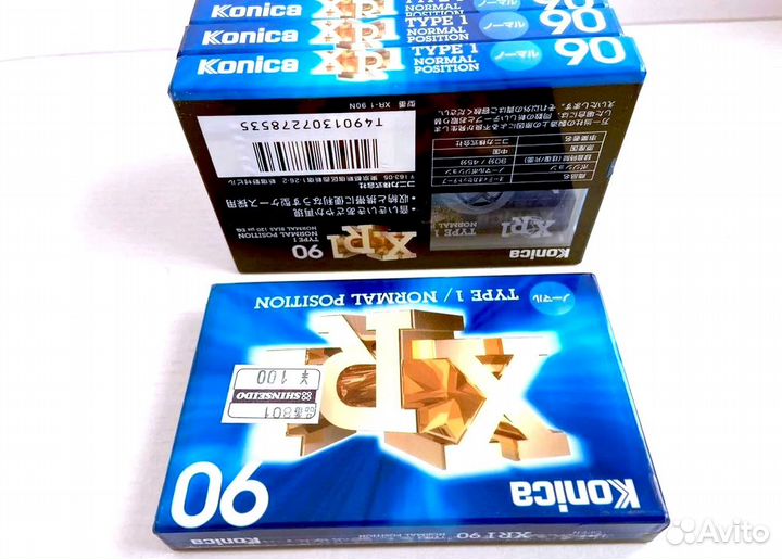 Аудиокассеты кассеты Konica XR 1 90 - 1994 г
