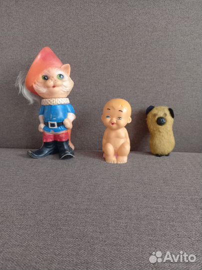 Игрушки резиновые и пластмассовые СССР