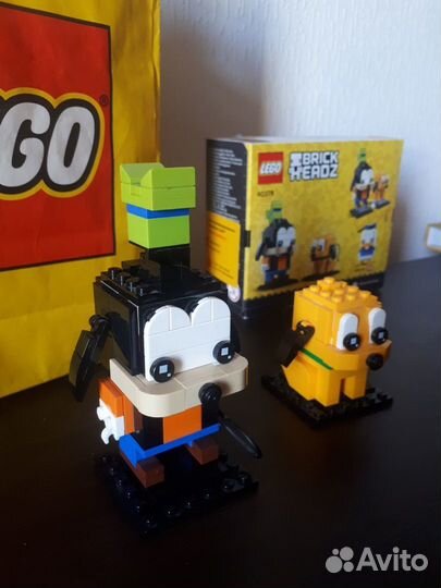Конструктор lego Disney BrickHeadz Гуфи и Плуто