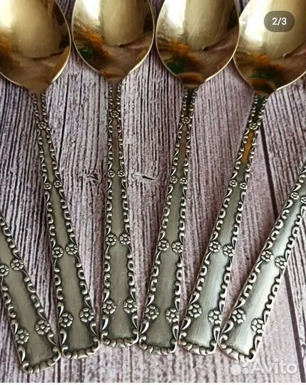 Набор десертных ложек СССР