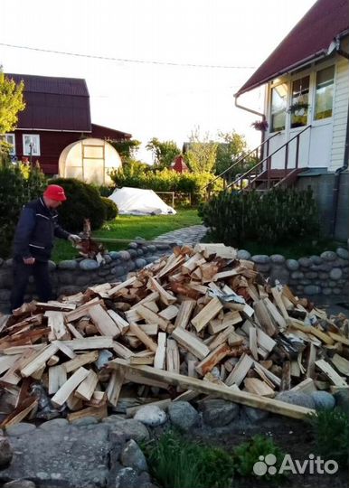 Дрова колотые Береза