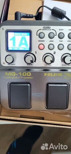 Гитарный процессор nux mg 100