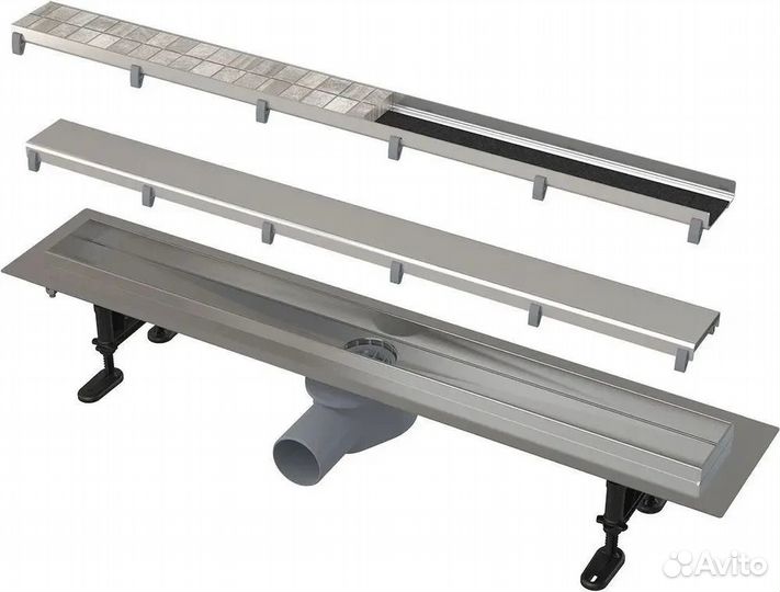 Водоотводящий желоб Alcaplast APZ13-double9 550