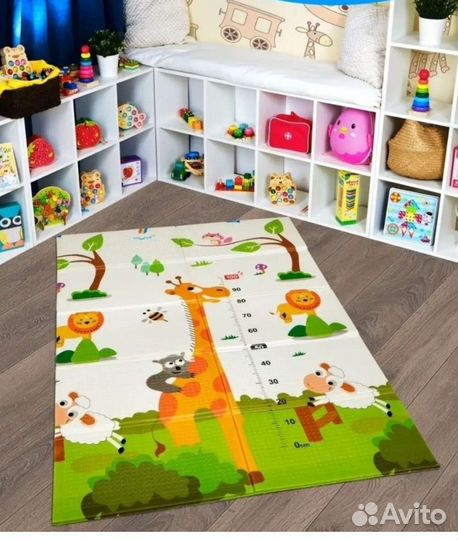 Развивающий коврик детский складной 120х180