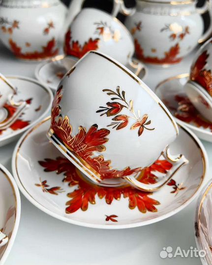 Чайный сервиз вербилки, дфз. Барбарис