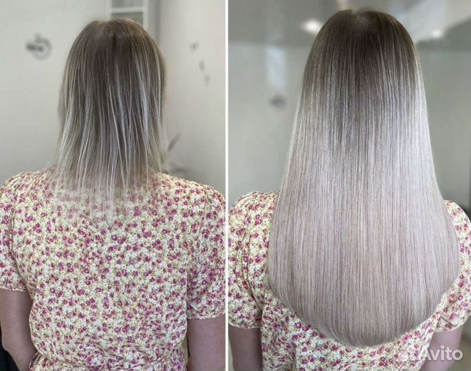 Модель на наращивание волос. Оплата за расходники