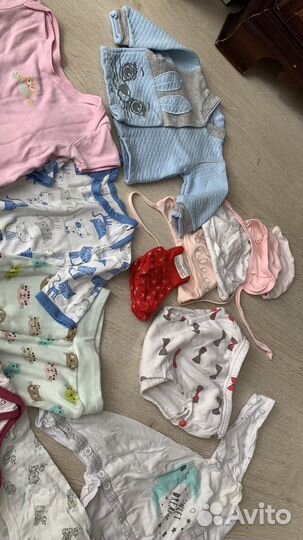 Детские вещи пакетом на девочку 56 62 68