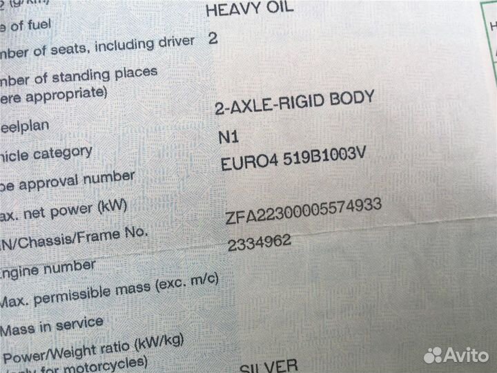 Разбор на запчасти Fiat Doblo