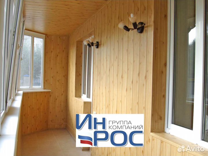 Отделка балконов и лоджий