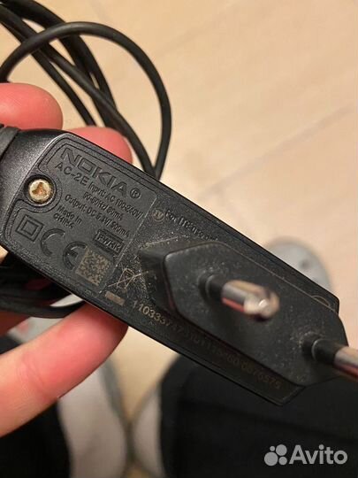 Зарядка для nokia толстая