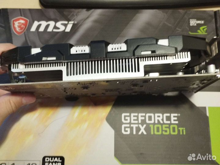 Видеокарта MSI GTX 1050 ti 4gb