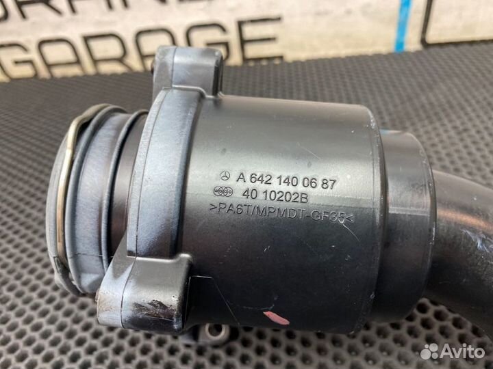 Патрубок интеркулера Mercedes-Benz Ml-Class W164