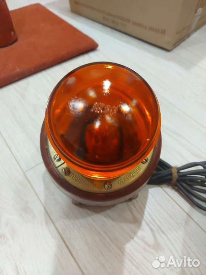 Маяк проблесковый оранжевый