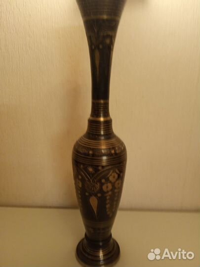 Ваза металлическая, Индия, времен СССР