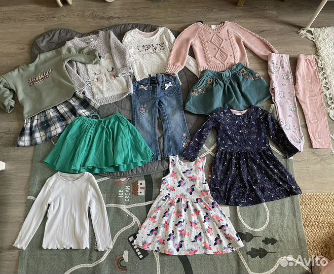 Детские вещи пакетом на девочку 92 98 размер