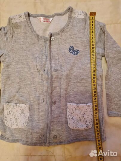 Кофта GJ х/б на девочку р. 104