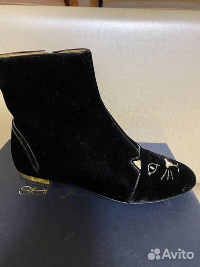 Ботильоны натуральная замша 37 размер