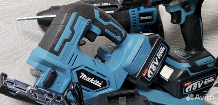 Набор аккумуляторного инструмента Makita 5в1