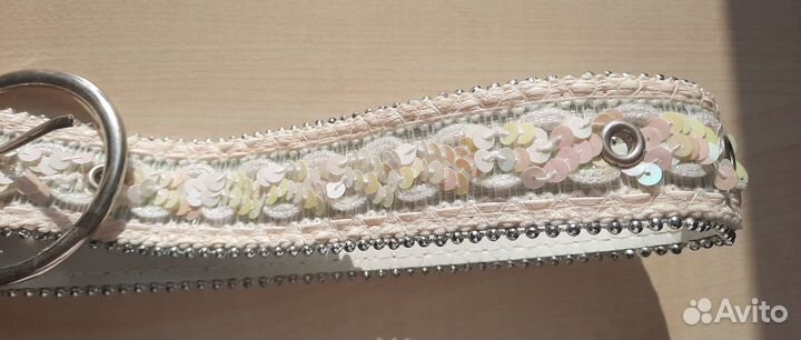 Пояс ремень пайетки на талию 80-92 см